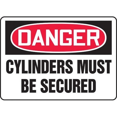 OSHA DANGER SAFETY SIGN CYLINDERS MCPG106XP